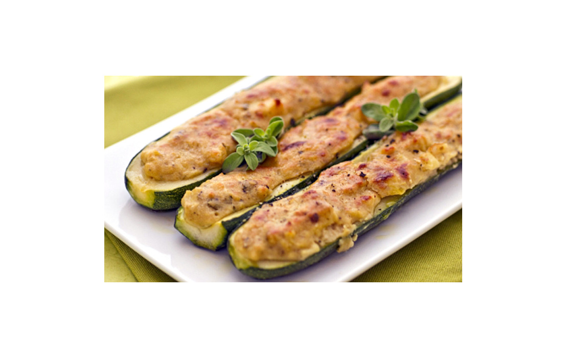 Courgettes au chèvre